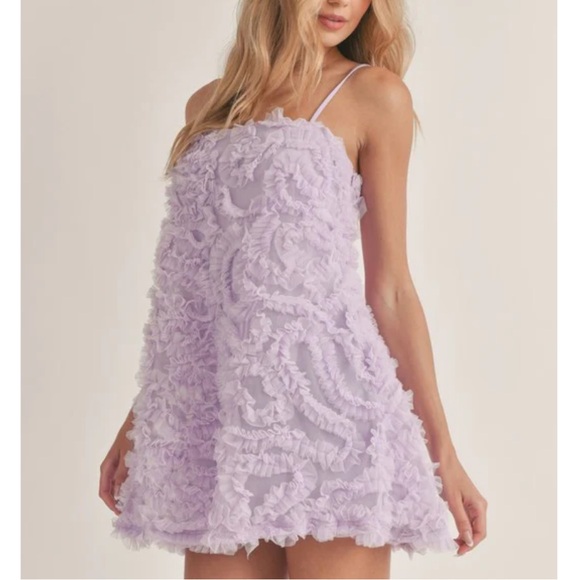 KLESIS tulle mesh texture dress - Picture 2 of 7